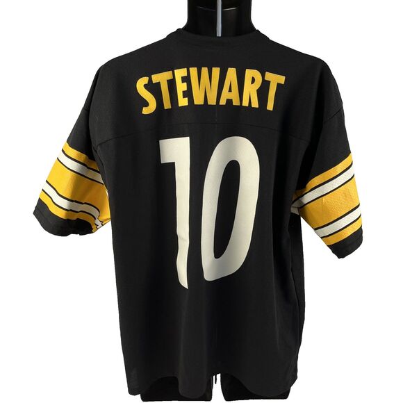 Vintage Logo 7 Pittsburgh Steeler Kordell Stewart #10 Jersey Sz L - Picture 7 of 10